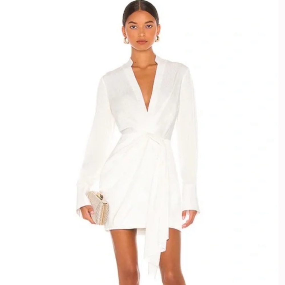 Significant Other: Amalfi Long Sleeve Dress in Ivory
